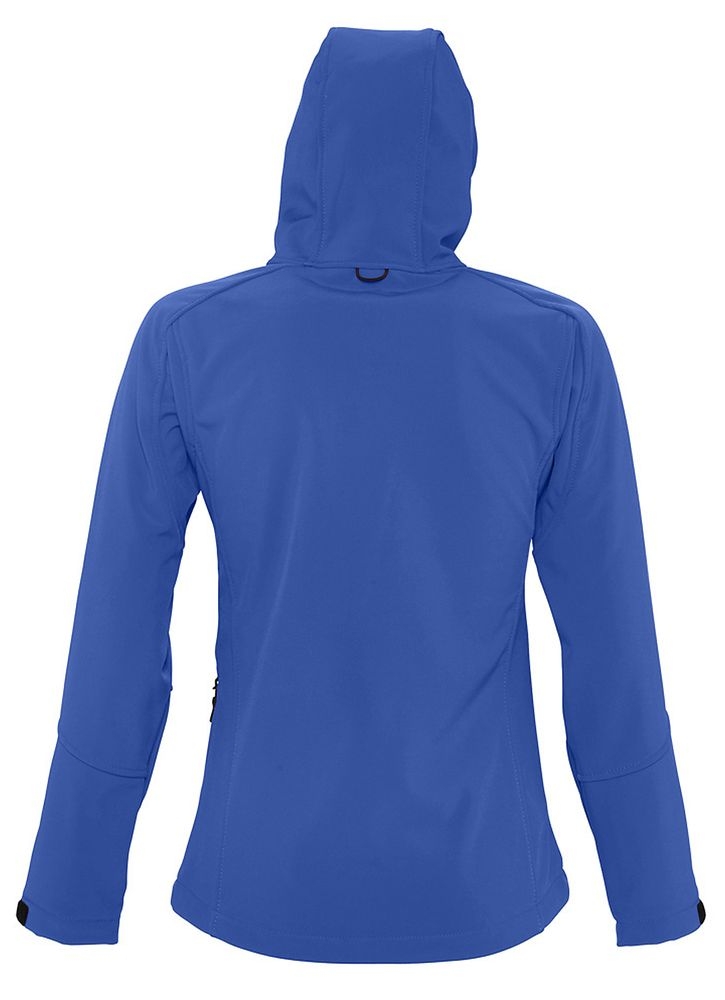 Куртка женская с капюшоном Replay Women, ярко-синяя, синий, полиэстер 94%; эластан 6%, плотность 340 г/м²; софтшелл