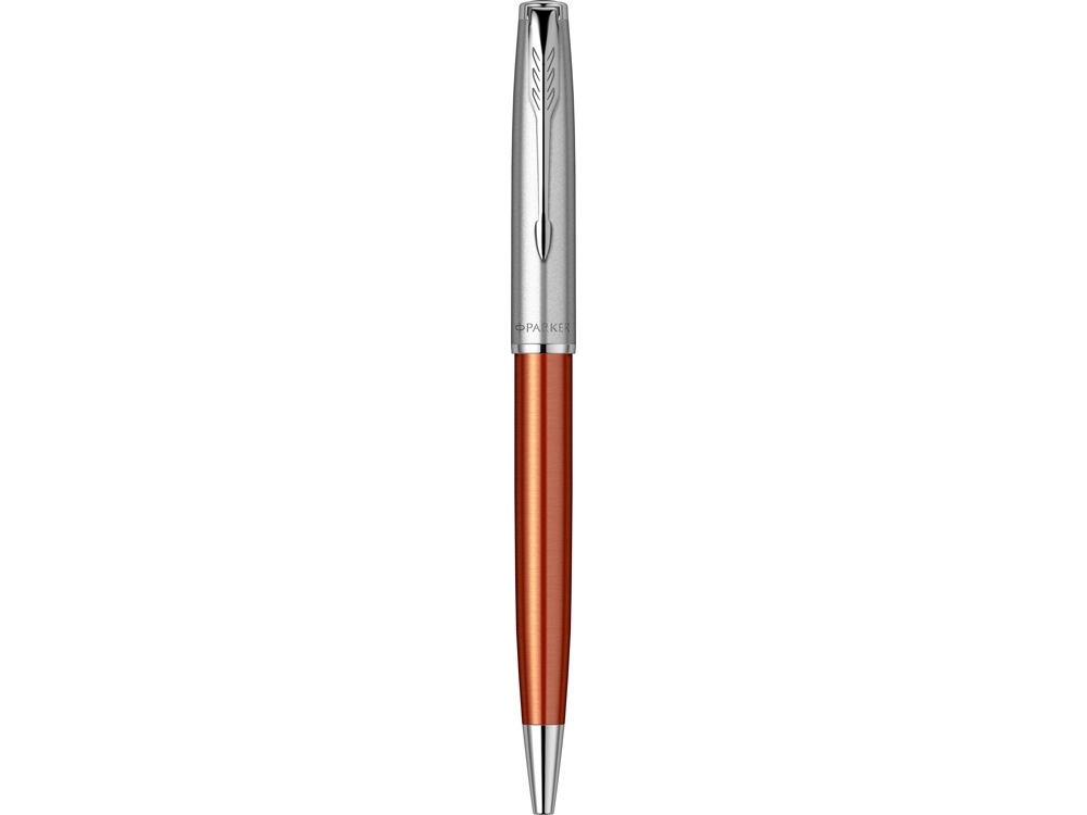 Ручка шариковая Parker «Sonnet Essentials Orange SB Steel CT», оранжевый, серебристый, металл