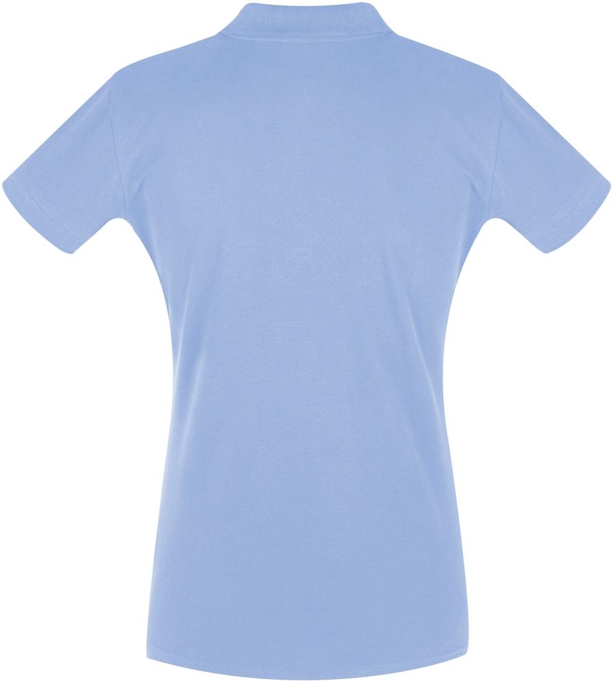 Рубашка поло женская Perfect Women 180 голубая, голубой, хлопок