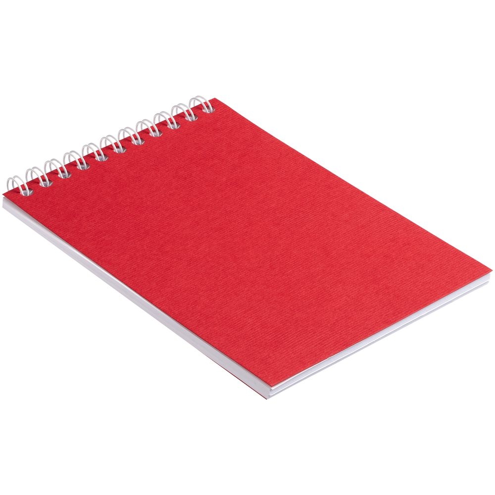 Блокнот Dali Mini в клетку, красный, красный, картон, бумага