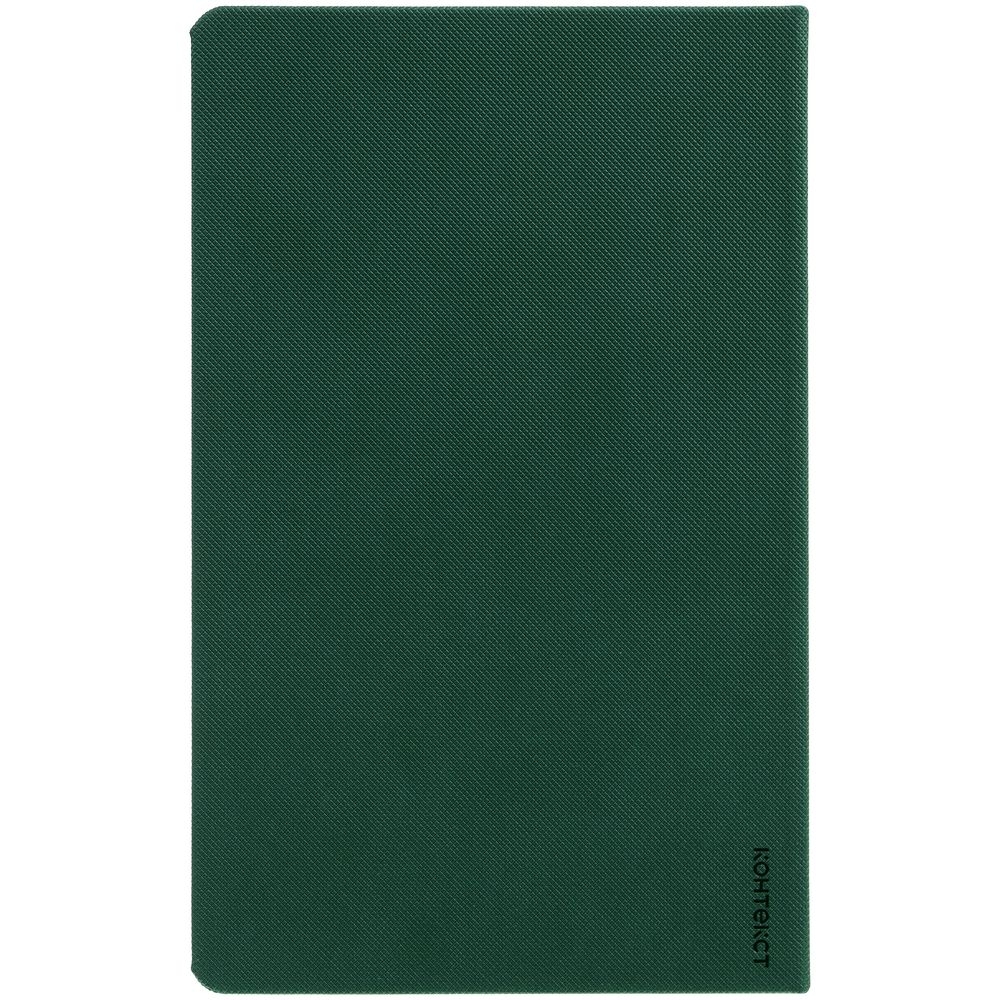 Ежедневник Grade, недатированный, зеленый, зеленый, кожзам
