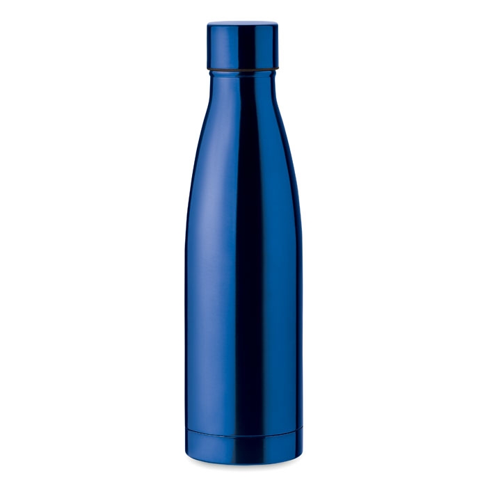 Термос-бутылка 500мл, синий, металл / нержавеющая сталь