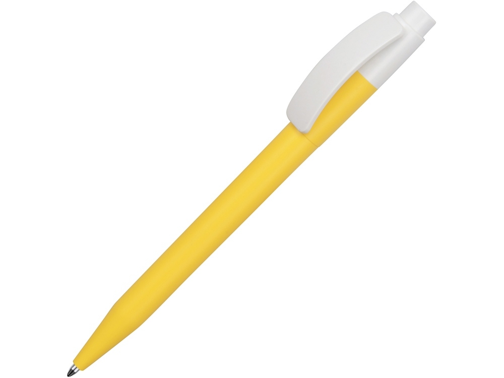 Ручка пластиковая шариковая «Pixel KG F», желтый, пластик