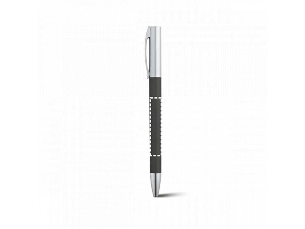 Шариковая ручка с зажимом из металла «ELBE», синий, пластик