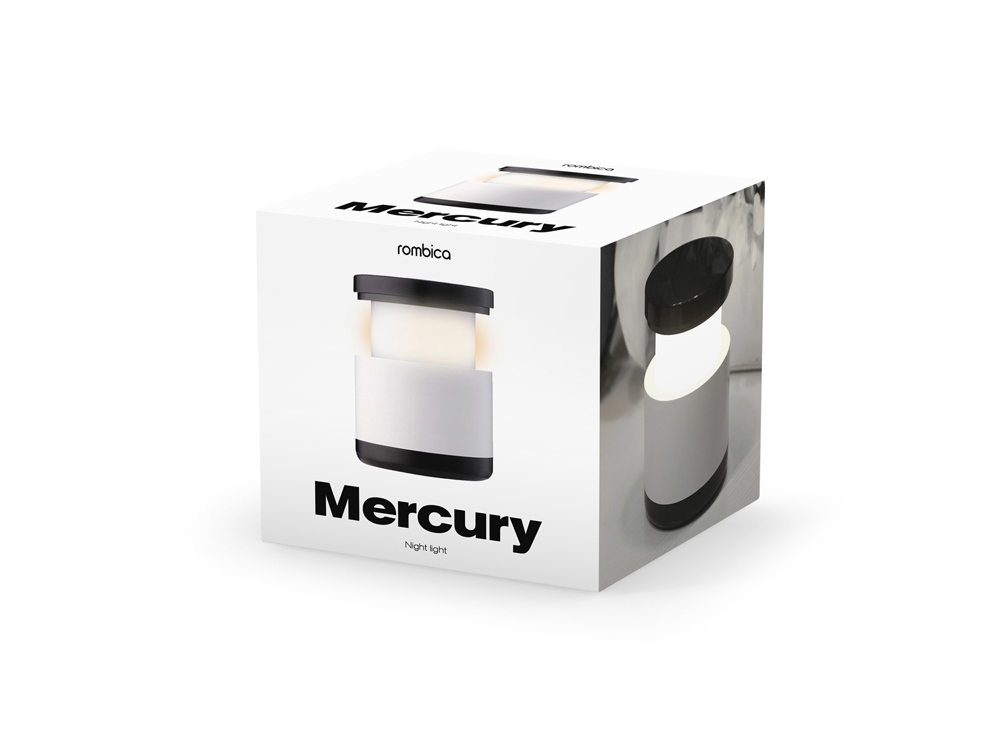 Ночник «LED Mercury», черный, пвх