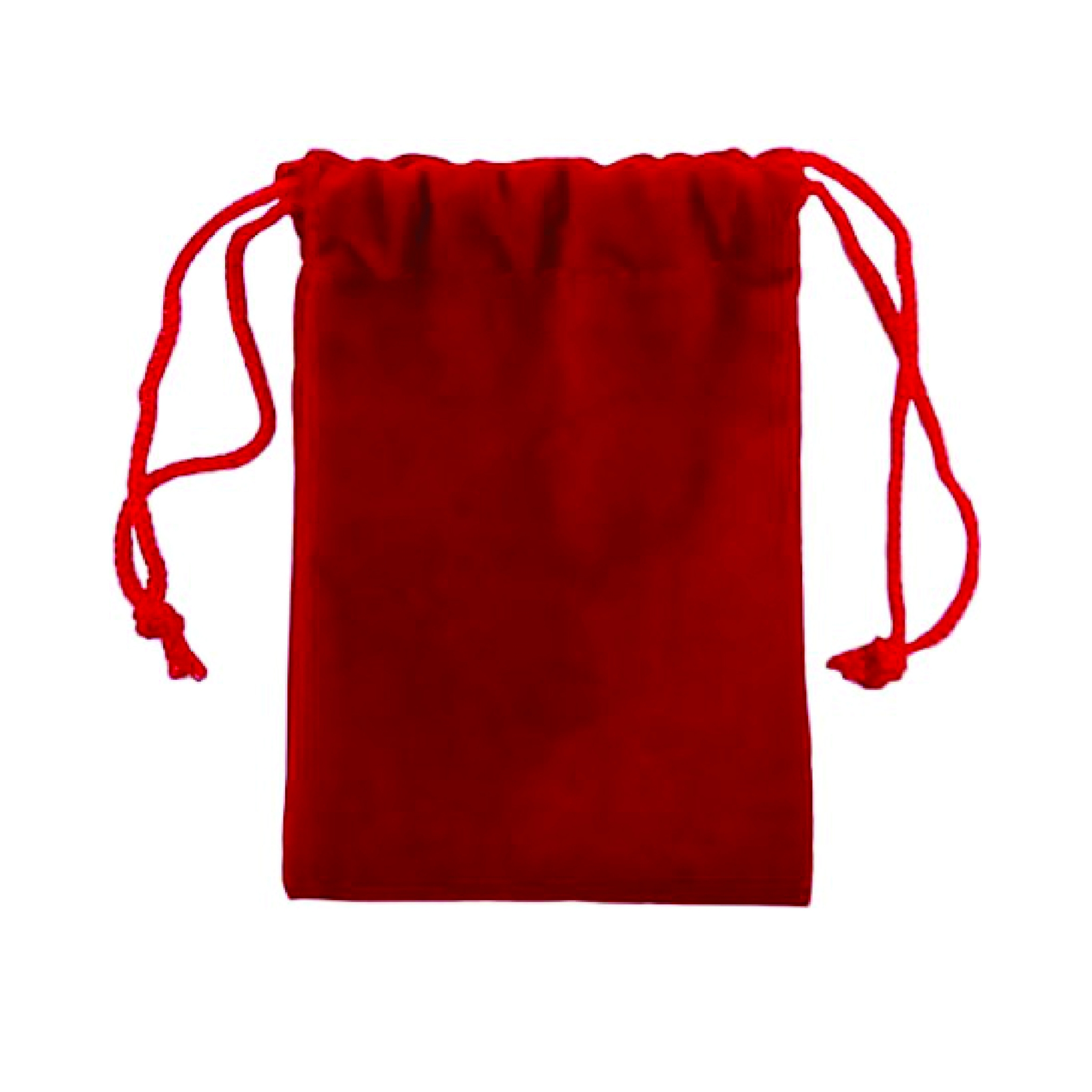 Упаковка 05 Бархатный мешочек, красный, красный, ткань