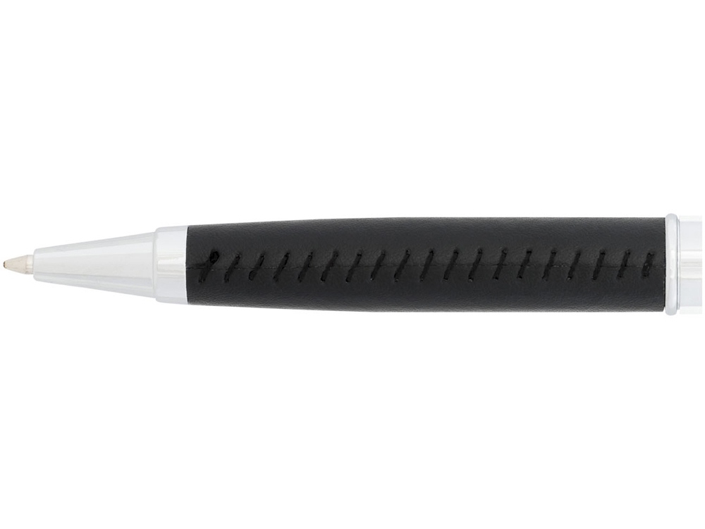 Подарочный набор с шариковой ручкой «Scherzo», черный, серебристый, кожзам