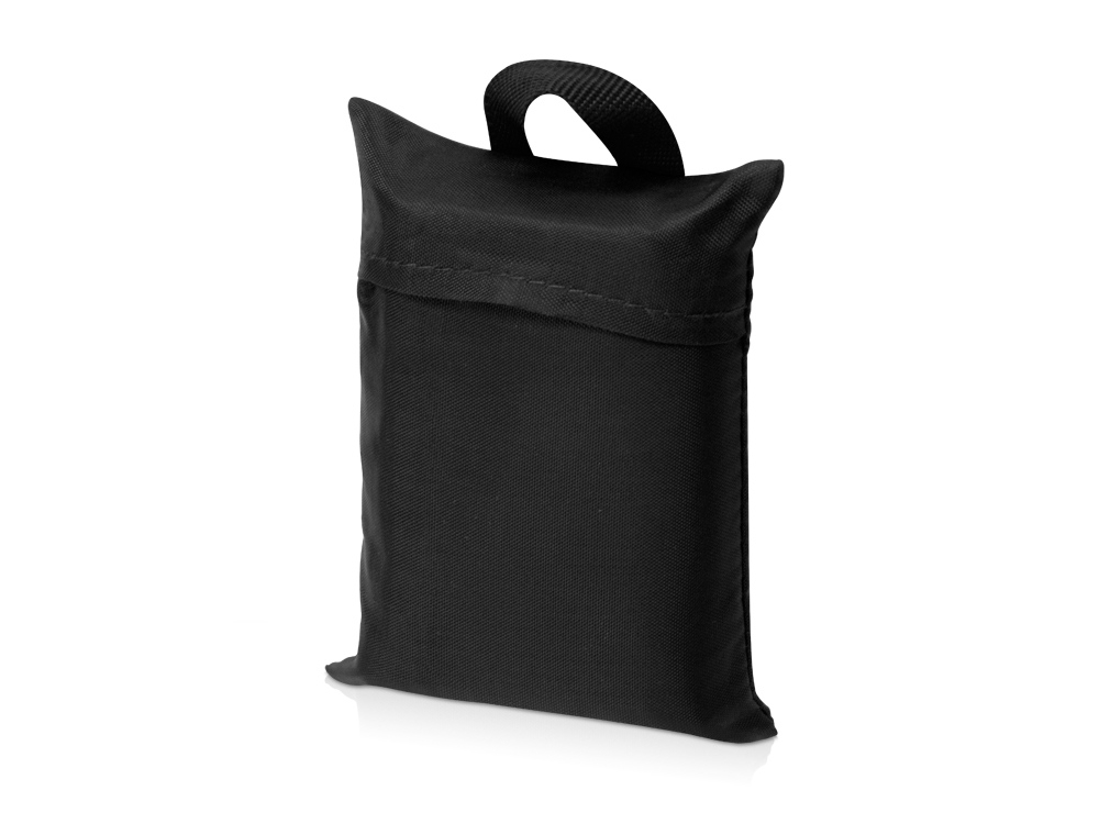 Плед для отдыха на природе «Spread» 3-в-1 в сумочке, черный, полиэстер