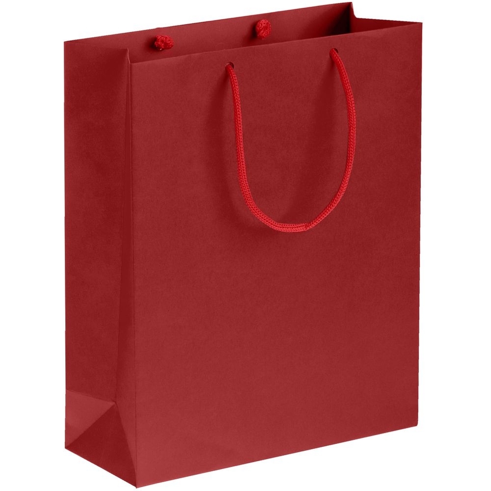 Пакет бумажный Wide, красный, красный, бумага, malmero 120 г/м².
