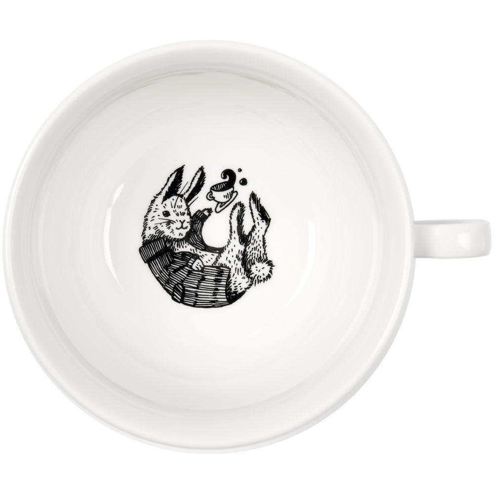 Набор «Необычайное чаепитие» с пустым тубусом, жесть; микрогофрокартон, фарфор; переплетный картон