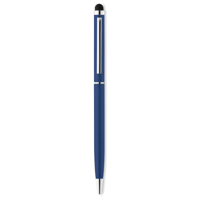 Ручка-стилус, синий, алюминий