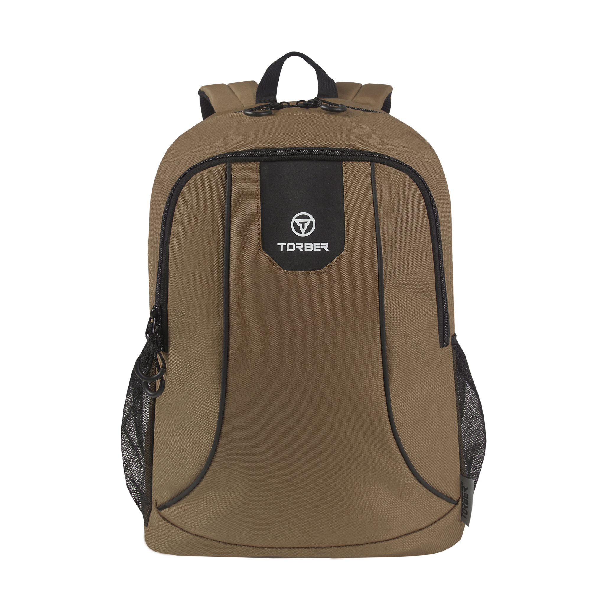 Рюкзак TORBER ROCKIT с отделением для ноутбука 15,6", коричневый, полиэстер 600D, 46 х 30 x 13, коричневый