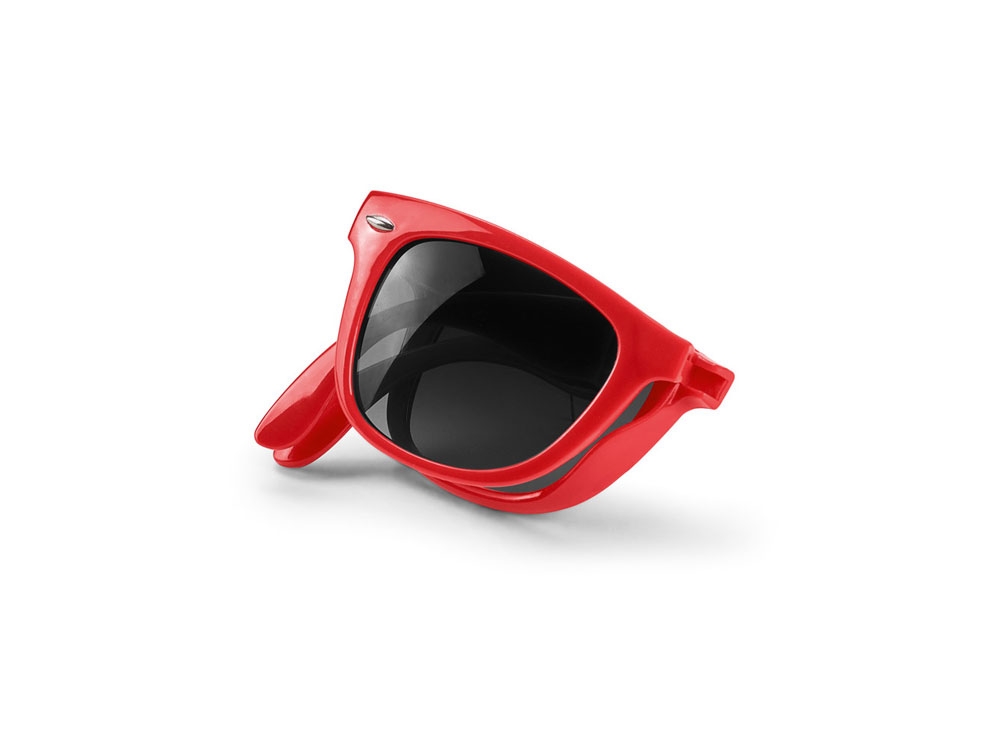 Складные солнцезащитные очки «ZAMBEZI», красный, поликарбонат