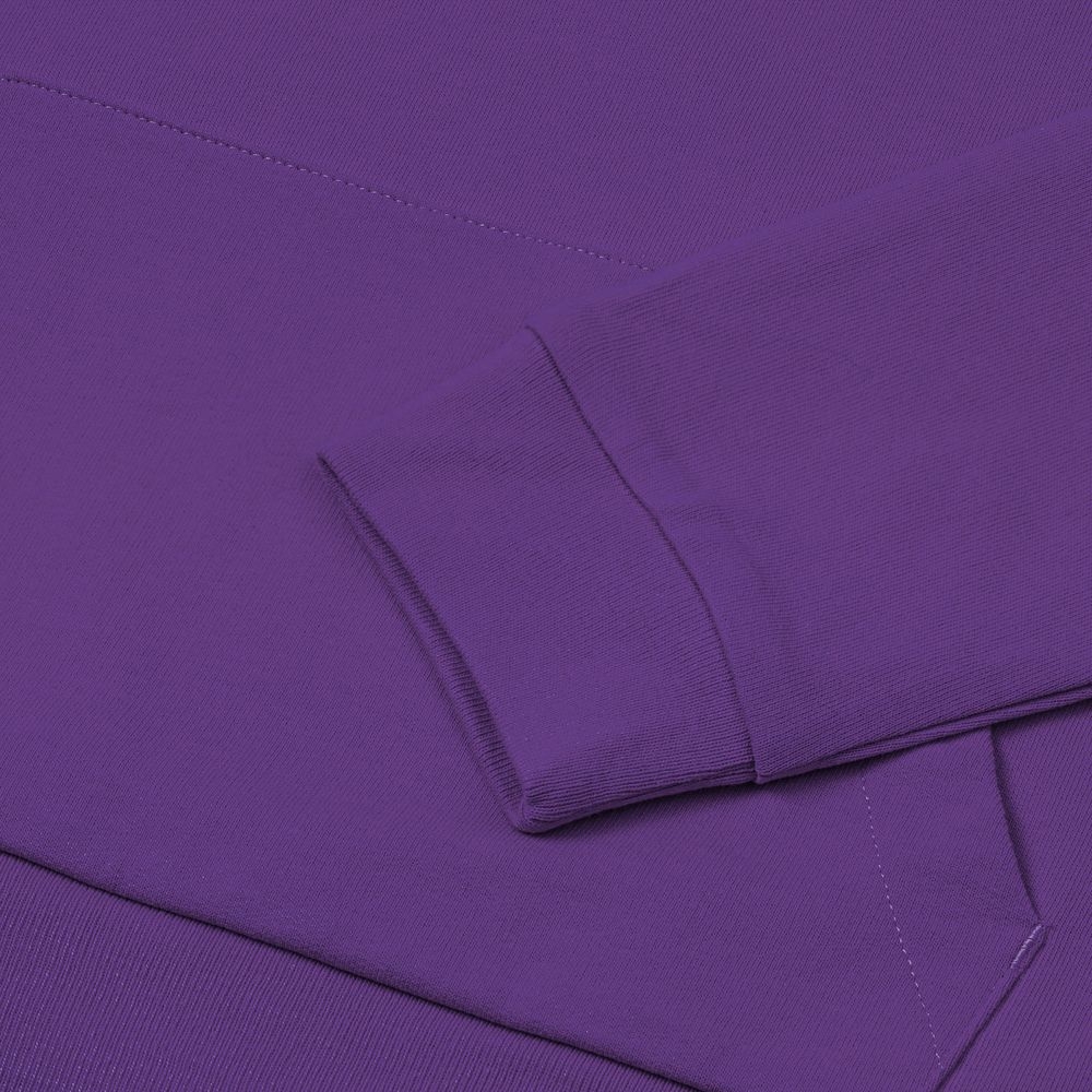 Толстовка на молнии с капюшоном Unit Siverga, фиолетовая, фиолетовый, хлопок