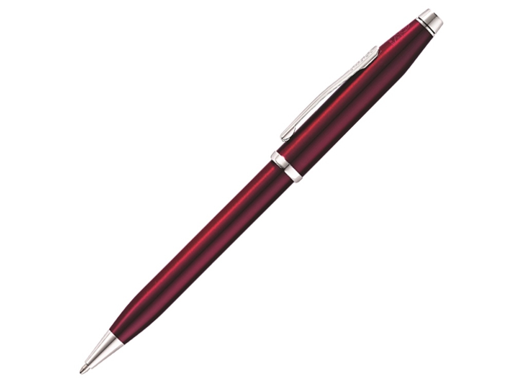 Ручка шариковая «Century II», черный, серебристый, бордовый, металл