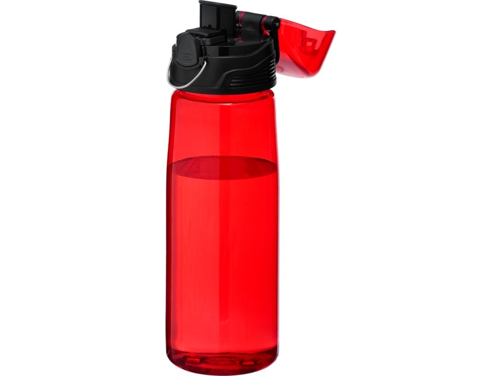 Бутылка спортивная «Capri», красный, пластик