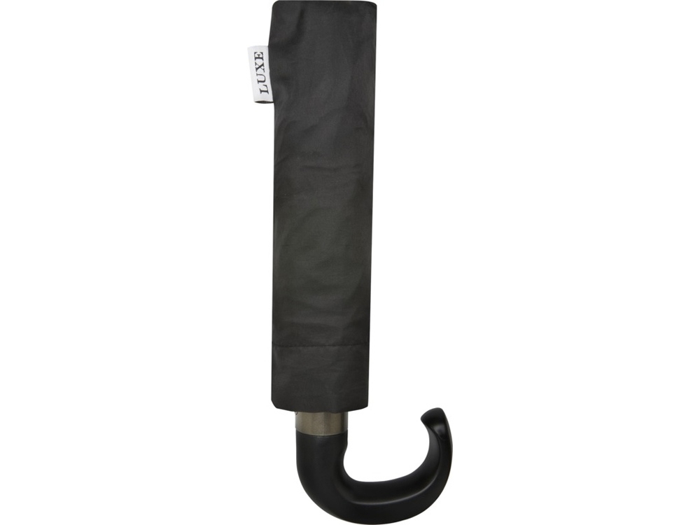 Зонт складной «Montebello», черный, полиэстер, soft touch