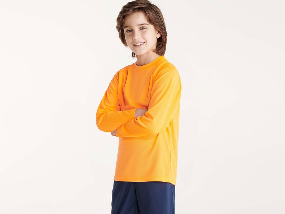 Футболка с длинным рукавом «Montecarlo» мужская, оранжевый, полиэстер