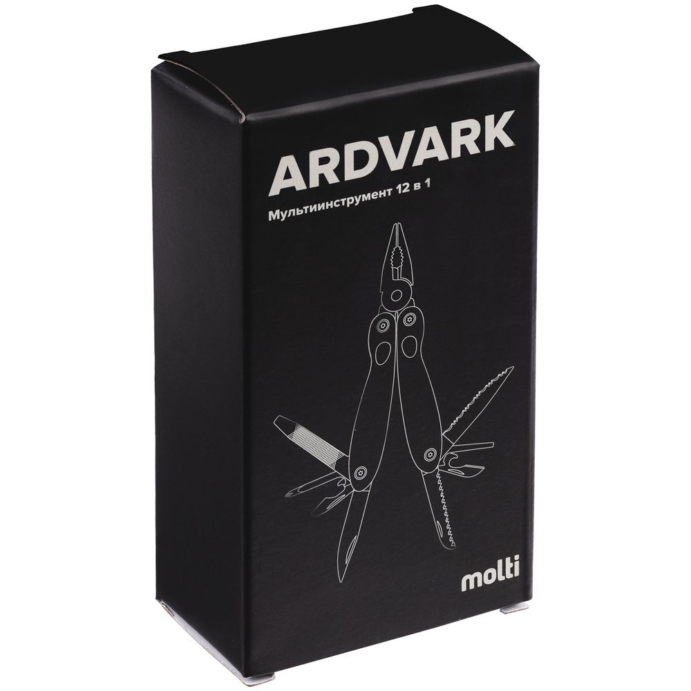 Мультиинструмент Ardvark, черный, черный, инструменты - нержавеющая сталь, 420; рукоятки - алюминий; чехол - полиэстер