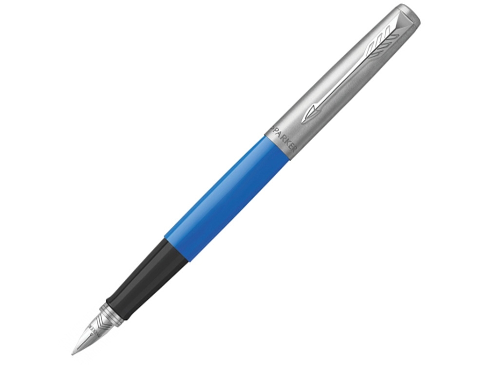 Ручка перьевая Parker Jotter Originals, M, голубой, серебристый, металл