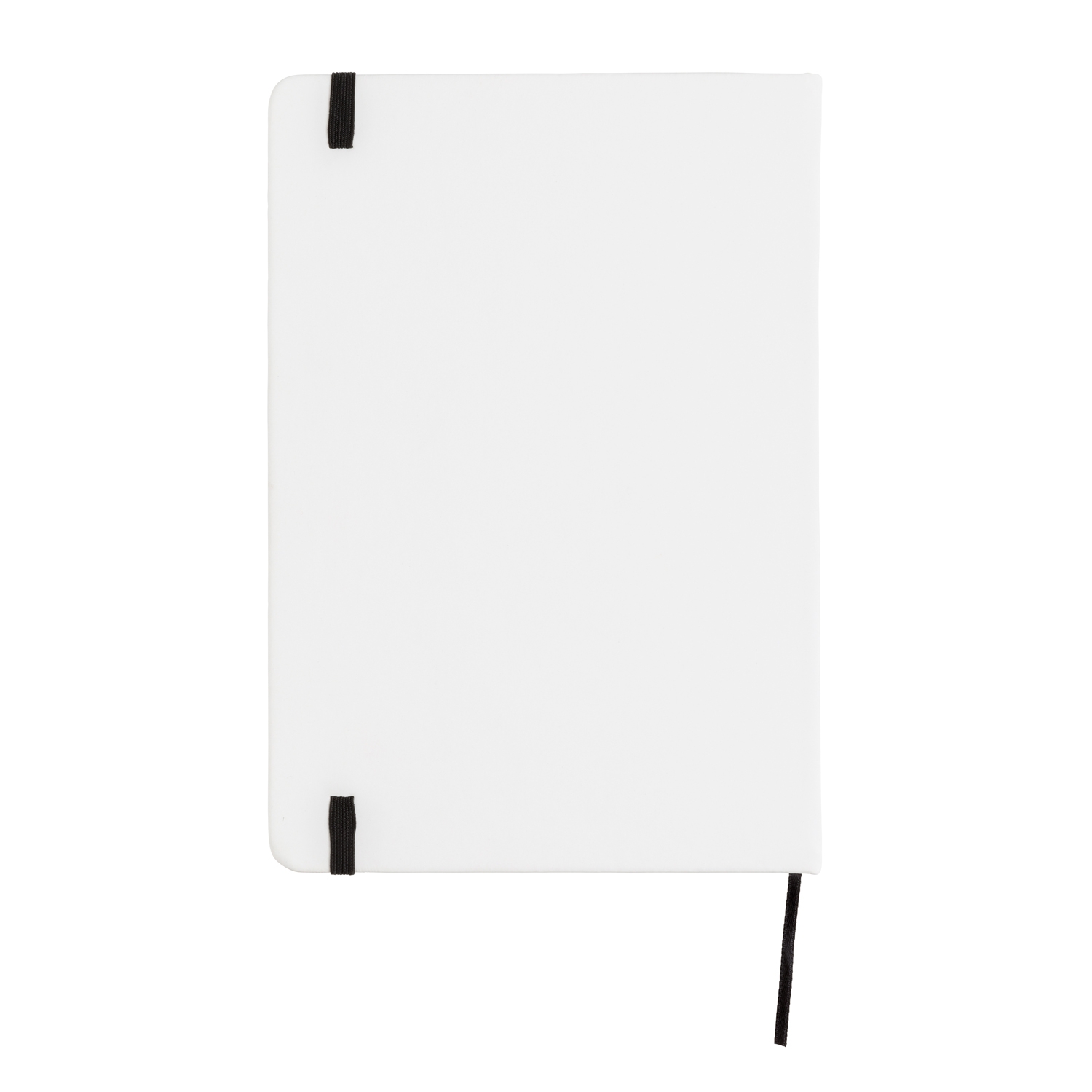 Блокнот для записей Basic в твердой обложке PU, А5, белый, pu; бумага