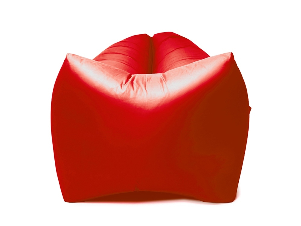 Надувной диван «Биван 2.0», красный, полиэстер