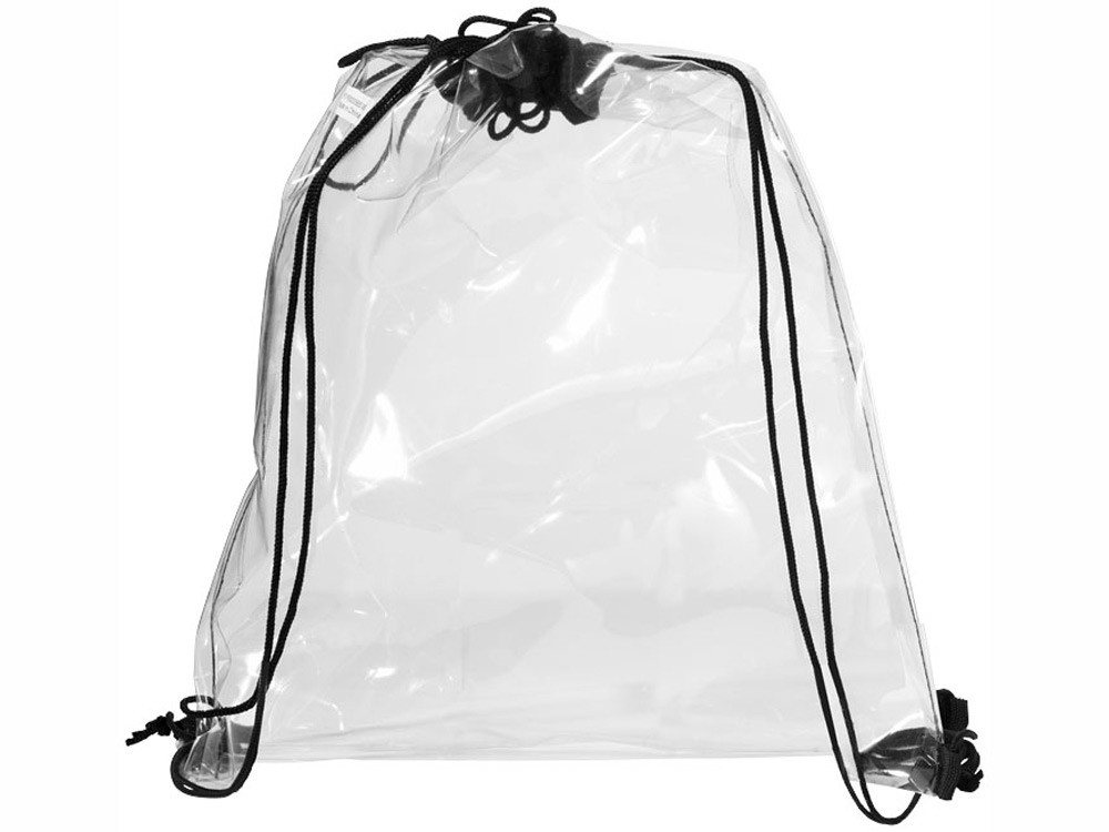 Рюкзак «Lancaster», черный, прозрачный, пвх