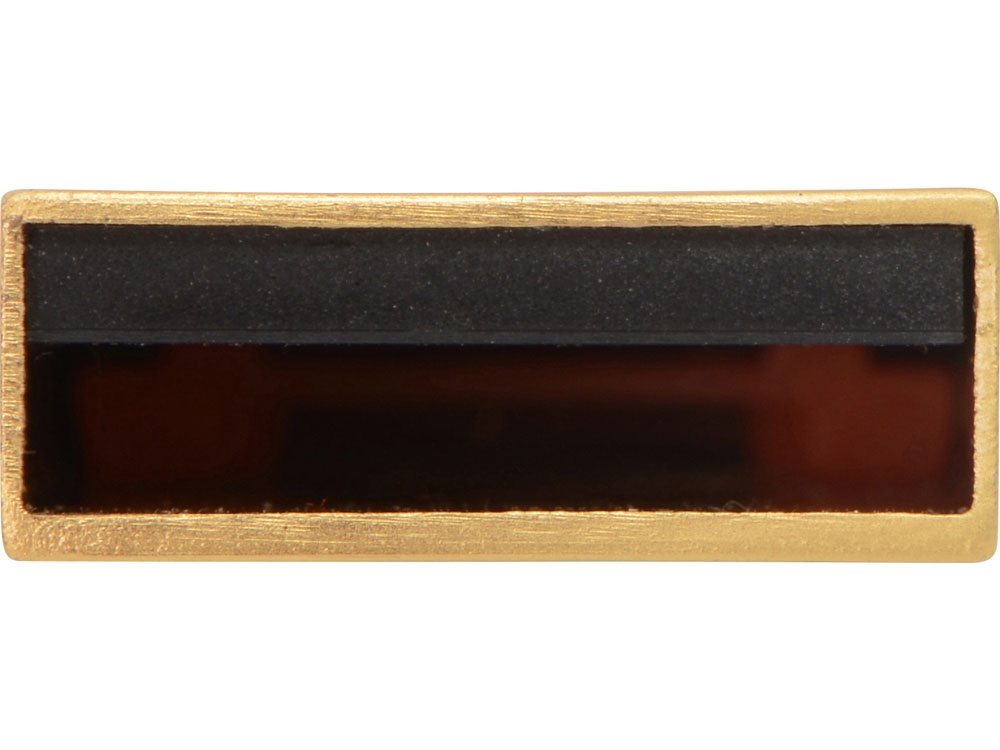 USB 2.0- флешка на 16 Гб с мини чипом, компактный дизайн с круглым отверстием, желтый, металл