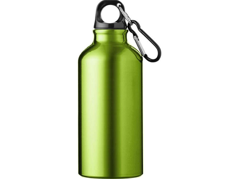 Бутылка для воды с карабином «Oregon», 400 мл, зеленый