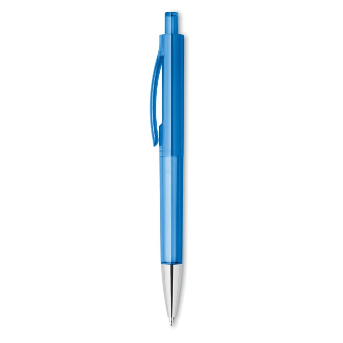 Ручка шариковая, голубой, пластик