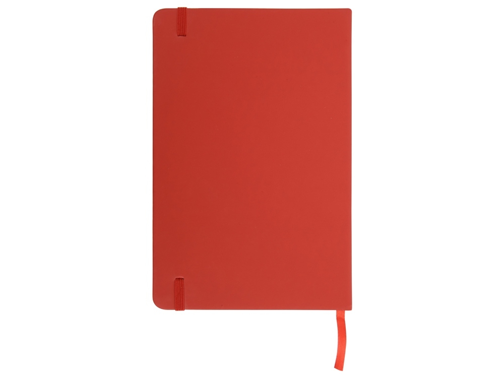 Блокнот А5 «Spectrum» с линованными страницами, красный, картон