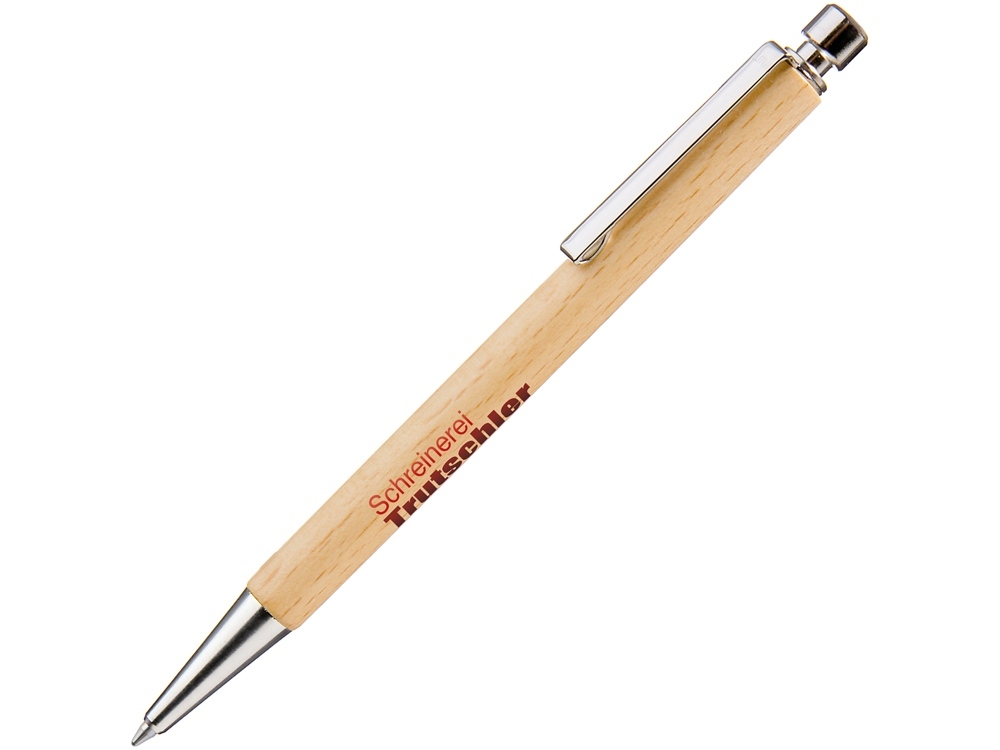 Ручка шариковая деревянная «Calibra S», коричневый, дерево, металл