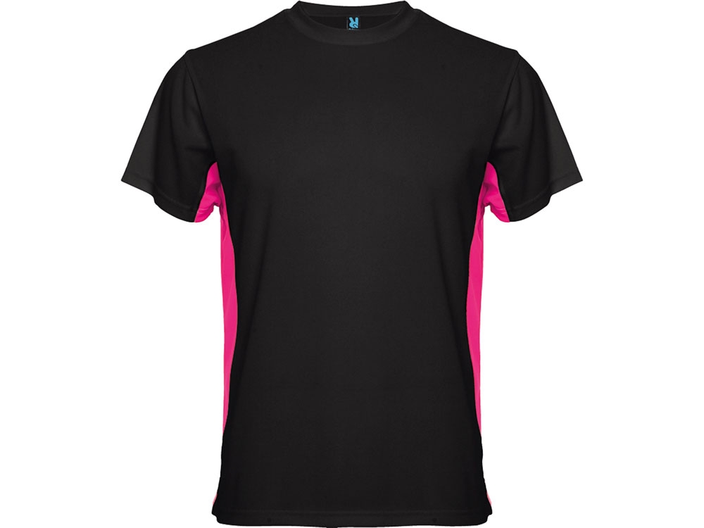 Спортивная футболка «Tokyo» мужская, черный, розовый, полиэстер