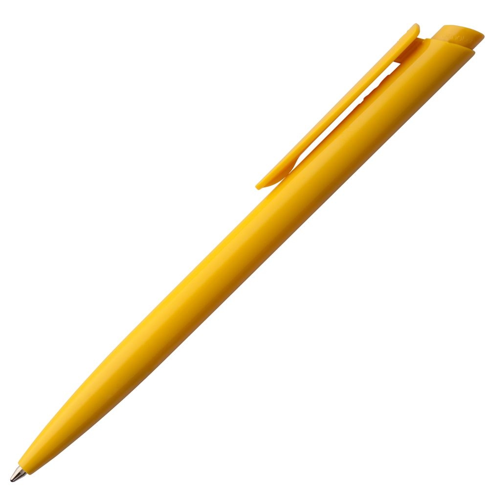 Ручка шариковая Senator Dart Polished, желтая, желтый, пластик
