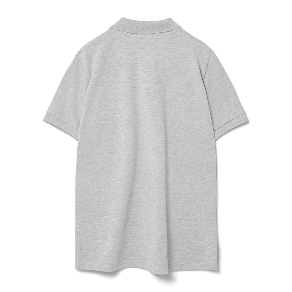 Рубашка поло мужская Virma Premium, серый меланж, серый, хлопок