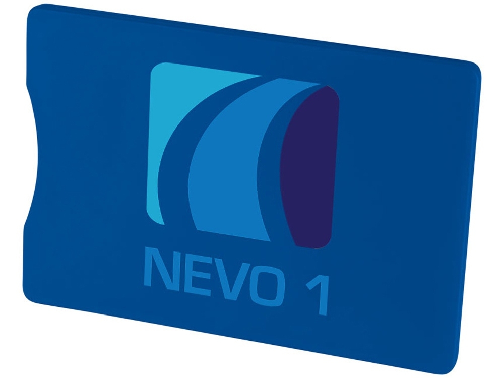 Защитный RFID чехол для кредитной карты «Arnox», синий, пластик