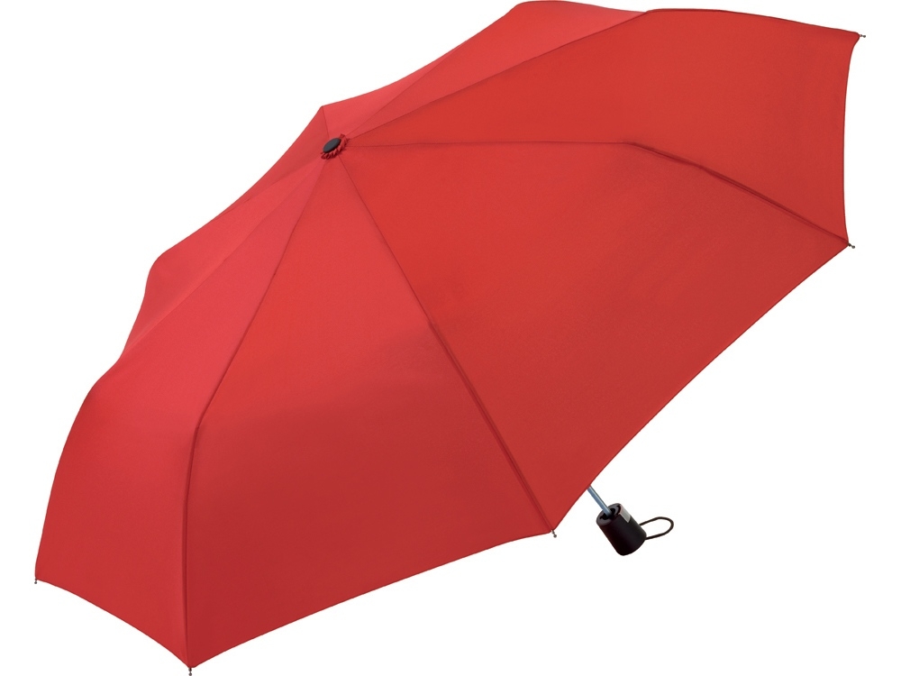 Зонт складной «Format» полуавтомат, красный, полиэстер