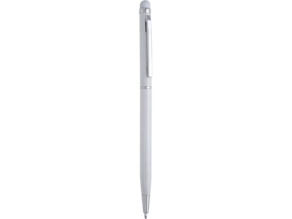 Ручка-стилус металлическая шариковая BAUME, серебристый