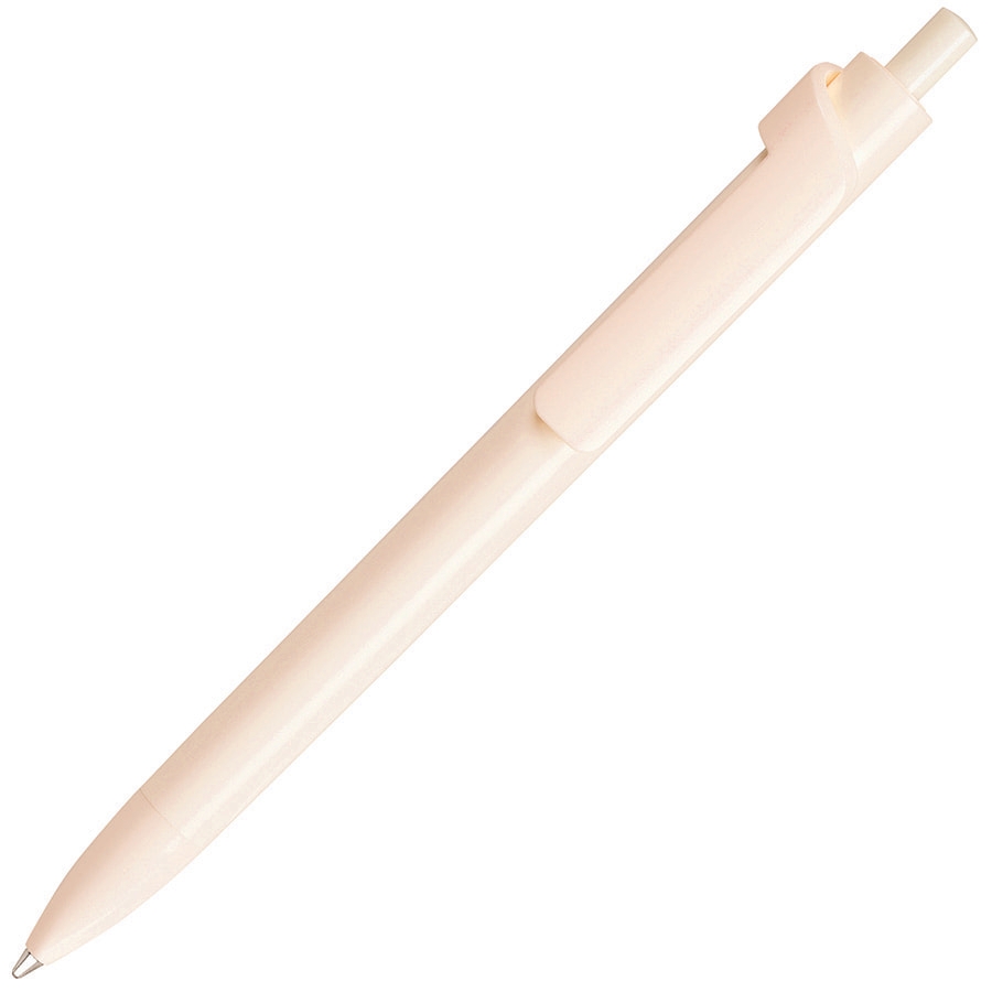 Ручка шариковая FORTE SAFETOUCH, светло-желтый, антибактериальный пластик, желтый, пластик