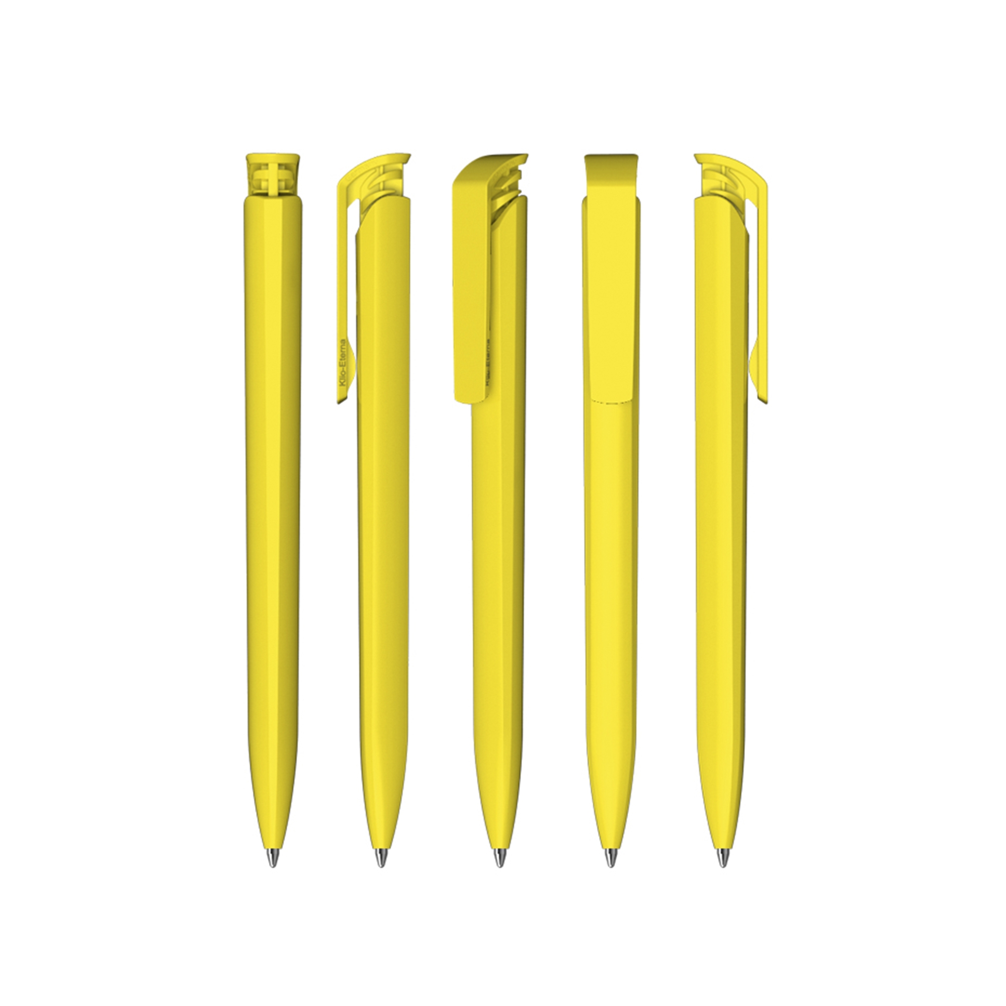 Ручка шариковая TRIAS SOFTTOUCH, желтый, пластик/soft touch