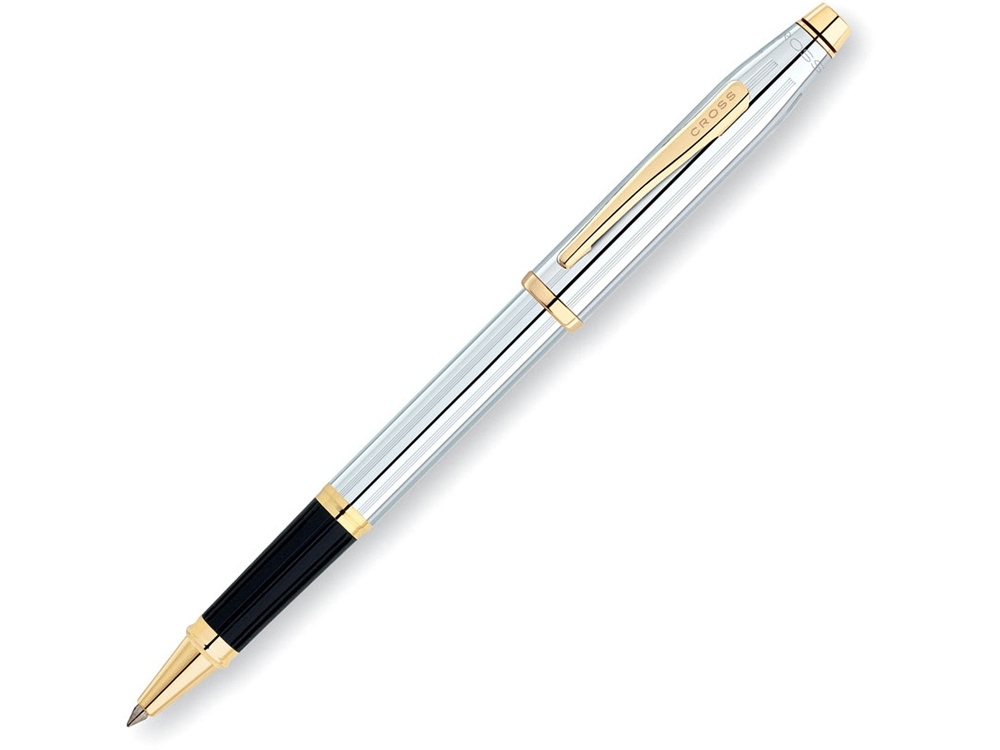 Ручка-роллер «Century II», желтый, серебристый, металл