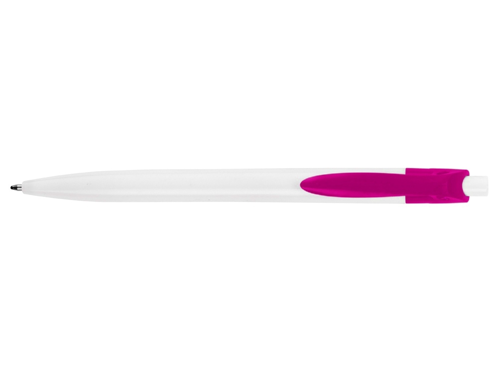 Ручка пластиковая шариковая «Какаду», белый, розовый, пластик