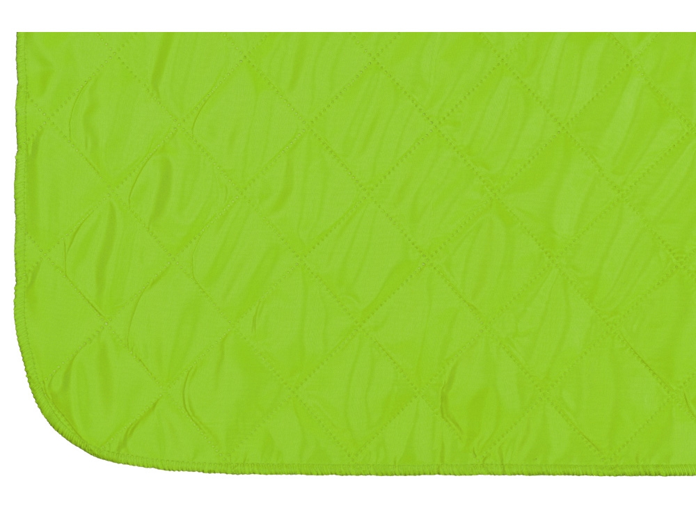 Стеганый плед для пикника «Garment», зеленый, полиэстер, флис