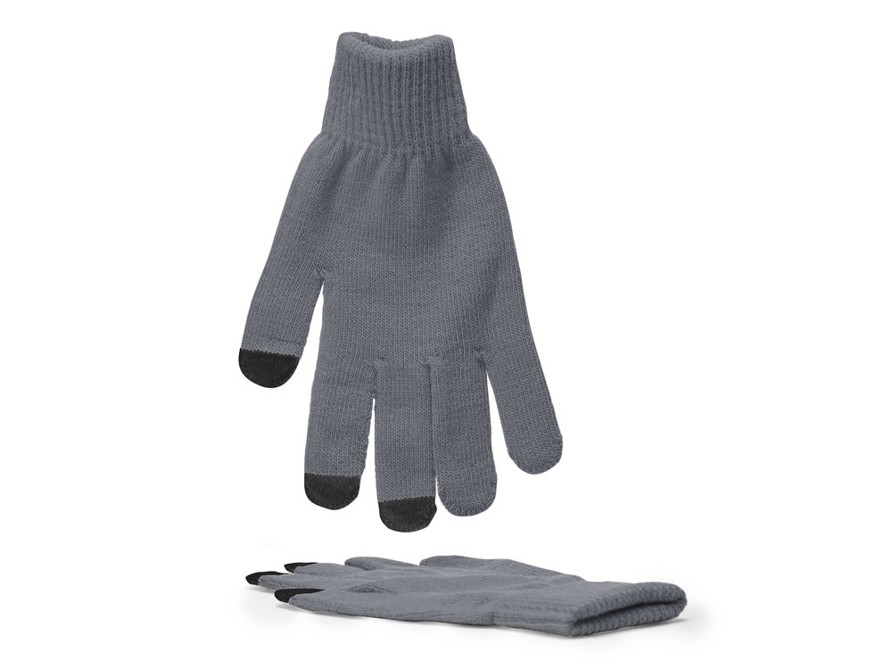 Сенсорные перчатки ZELAND, серый, акрил