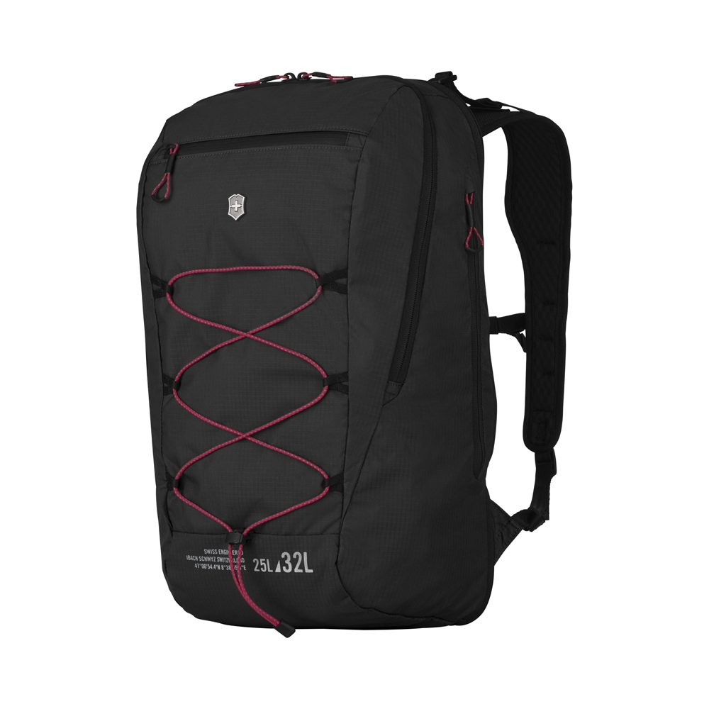 Рюкзак VICTORINOX Altmont Active L.W. Expandable Backpack, чёрный, 100% нейлон, 33x21x49 см, 25 л, черный