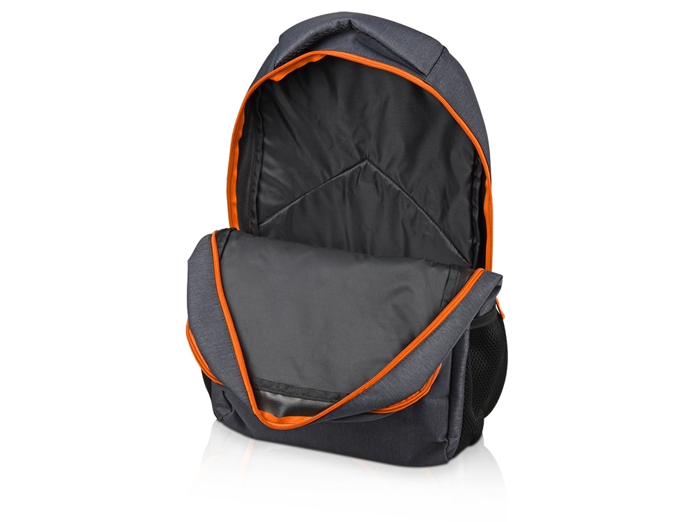 Рюкзак «Metropolitan», серый, оранжевый, полиэстер