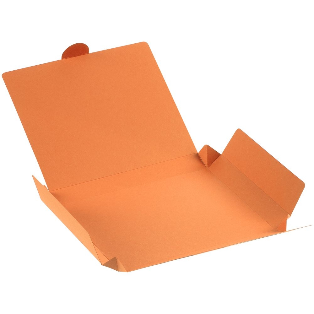 Коробка самосборная Flacky, оранжевая, оранжевый, картон