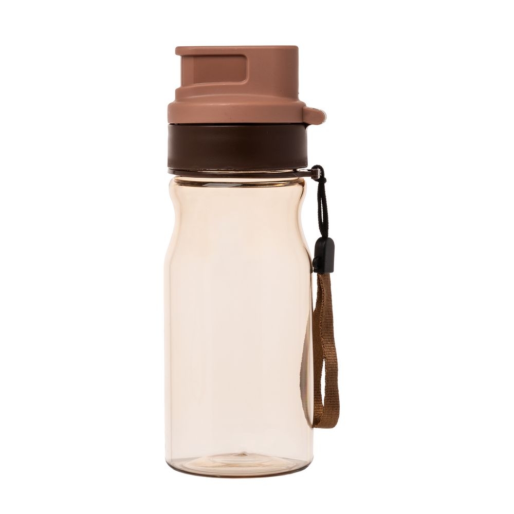 Бутылка для воды Jungle, коричневая, коричневый, пластик