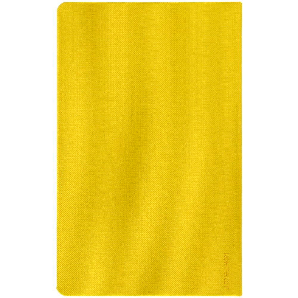 Ежедневник Grade, недатированный, желтый, желтый, кожзам