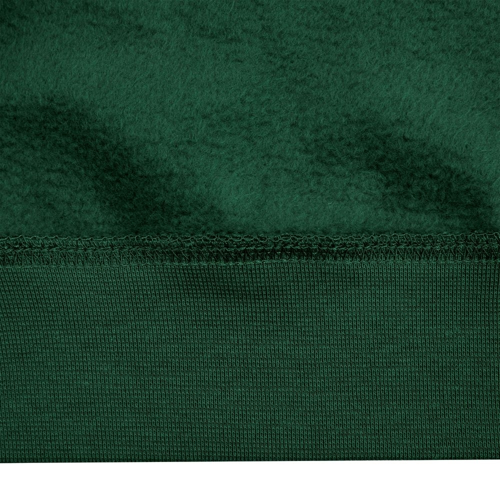 Свитшот унисекс Columbia, темно-зеленый, зеленый, шерсть